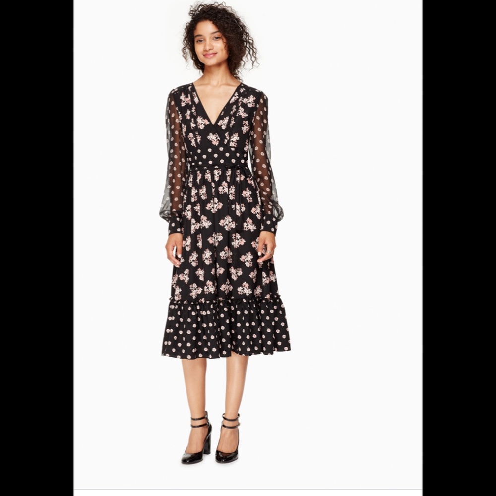 Kate spade  ditzy silk dress